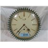 Image 1 : VINTAGE FUNGHANS GERMAN METAL STARBURST CLOCK