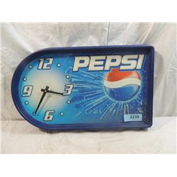 PROMOTIONAL PEPSI WALL CLOCK