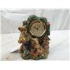Image 2 : DECORATIVE TEDDY BEAR BY TREE CLOCK