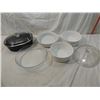 Image 1 : LOT 5 PYREX. CORNING WARE, CASSEROLE DISHES