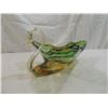 Image 2 : MURANO STYLE BLOWN GLASS SWAN BOWL