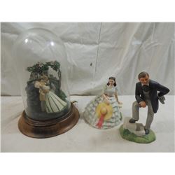 LOT 3 GONE WITH THE WIND COLLECTIBLES