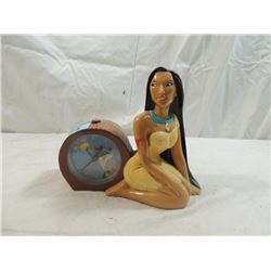 DISNEY POCAHONTAS CLOCK