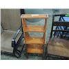 Image 2 : WOODEN CHAIR CONVERTS TO STEP STOOL