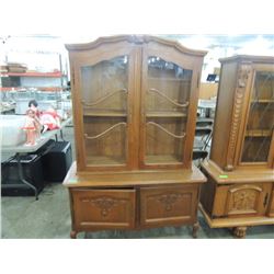 ANTIQUE LARGE HUTCH CABINET