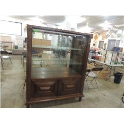 LARGE CHINA CABINET GLASS SHELVES