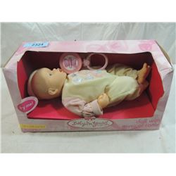 BABY IM YOURS DOLL WITH MUSICAL RATTLE