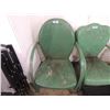 Image 1 : ANTIQUE IRON LAWN CHAIR