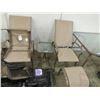 Image 1 : 5PC ADJUSTABLE CHAIRS, FOOT STOOL, TABLE