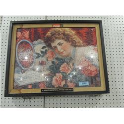 COCA COLA SENTIMENTAL SWEETHEART PUZZLE FRAMED