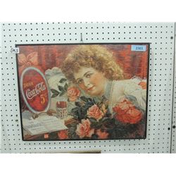 COCA COLA SENTIMENTAL SWEETHEART PUZZLE FRAMED