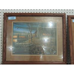 JIM HANSEL NATURE PAINTING PRINT FRAMED