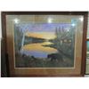 Image 2 : ERVIN MOLNAR BEARS & CABIN PRINT FRAMED