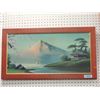 Image 1 : VINTAGE ASIAN INSPIRED PAINTING FRAMED