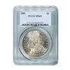 Image 1 : 1881 $1 Morgan Silver Dollar PCGS MS65