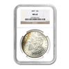 Image 1 : 1897 $1 Morgan Silver Dollar NGC MS63