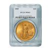 Image 1 : 1909 $20 Saint Gaudens PCGS MS63