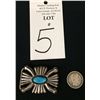 Image 4 : Navajo “Sandcast Style” Belt Buckle