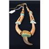Image 4 : Circa 1960 Antler and Turquoise Necklace by Lone Eagle