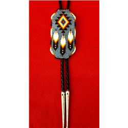 Vintage Sioux Beaded Bolo