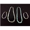 Image 1 : Pair of Turquoise Nugget Necklaces with Matching Bracelets