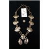 Image 2 : Vintage Unique Squash Blossom Necklace