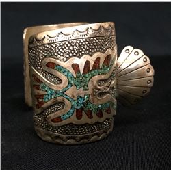 Heavy Navajo Watch Cuff (New Old Stock)