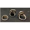 Image 4 : 3 Vintage Sterling and Turquoise Rings