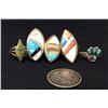 Image 3 : Vintage Native Inlay Ring Lot