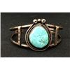 Image 1 : Nice older Cuff Bracelet With Great Turquoise