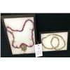 Image 2 : Pair of Old Trade Bead Necklaces in Display Boxes
