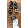 Image 2 : Group of 7 Mata Ortiz Handmade Miniature Potteries