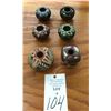 Image 2 : Group of 6 Mata Ortiz Handmade Miniature Potteries