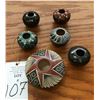 Image 2 : Group of 6 Mata Ortiz Handmade Miniature Potteries
