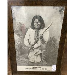 Large Geronimo Framed Print