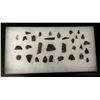 Image 1 : Obsidian Arrowheads / Points Display