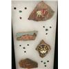 Image 1 : Artistic Painted Pottery Shard Display