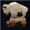 Image 2 : Hand-carved Alabaster Buffalo Statue