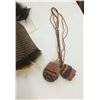 Image 4 : Native Coup Stick and Beaded Turtle Necklace Lot