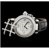 Image 3 : Cartier 18KT White Gold 1.75ctw Diamond Pasha de Cartier Watch