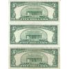 Image 2 : 1934 $5 Silver Certificate Currency Lot of 3
