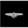 Image 1 : 0.71ctw Diamond Ring - 14KT White Gold