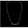 Image 1 : 14KT Rose Gold 0.84ctw Diamond Necklace