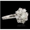 Image 2 : 14KT White Gold 1.69ctw Diamond Ring