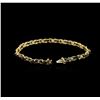Image 3 : 10KT Yellow Gold 3.00ctw Sapphire Bracelet