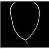 Image 1 : 14KT Yellow Gold 32.90ctw Rough Diamond Necklace With Charm