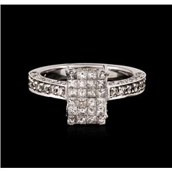 18KT White Gold 1.42ctw Diamond Ring