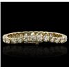 Image 2 : 14KT Yellow Gold 15.54ctw Diamond Bracelet