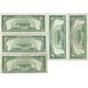 Image 2 : 1963 $5 Red Seal Bill Lot of 5