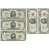 Image 1 : 1963 $5 Red Seal Bill Lot of 5